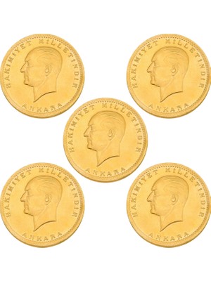 Harem Altın 5 Yeni Cumhuriyet Altını - Ata Lira