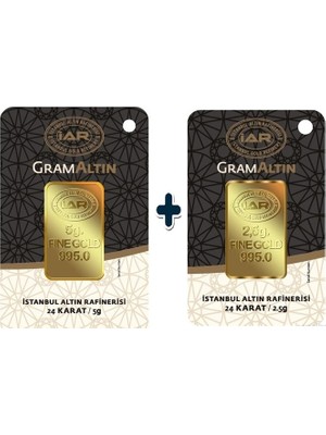 Harem Altın 7.5 gr 24 Ayar İAR Külçe Altın