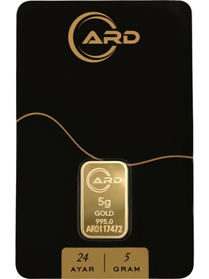 Harem Altın 5 gr 24 Ayar ARD Gram Külçe Altın