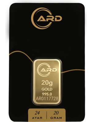 Harem Altın 20 gr 24 Ayar ARD Gram Külçe Altın
