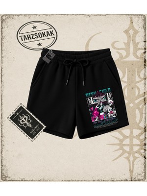 Tarzsokak One Piece Anime Karakterleri  Unisex Şort Beyaz