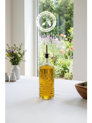 Glamis Selen Concept Fleur De Lis Model Büyük Boy El Yapımı Cam Yağdanlık ve Sirkelik