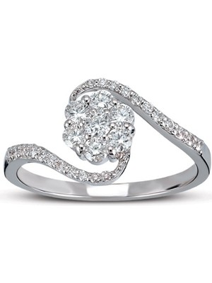 Harem Altın 0.45 Ct Coronet Pırlanta Yüzük CORY9