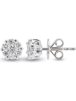 Harem Altın 0.44 Ct Coronet Pırlanta Küpe CORK2