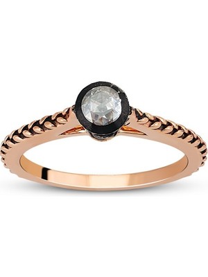 Harem Altın 0.15 Ct Elmas Yüzük EY15
