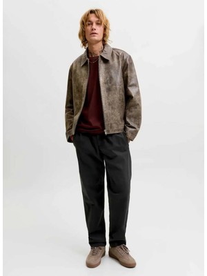 Jack & Jones Siyah Erkek Rahat Chino Pantolon 12303011  -Jpstkane Vance Jogger