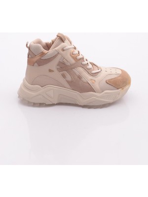 Dgn 6580 Kadin Kalin Taban Sneaker Ayakkabi