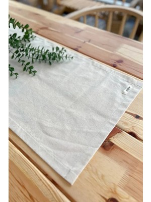 Kai Home Ham Keten Dikdörtgen Düz Runner 40X120CM