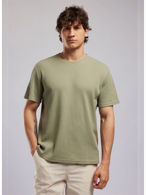 Lee Cooper Haki Erkek Regular Fit T-Shirt 262 Lcm 242013 Conroy Haki