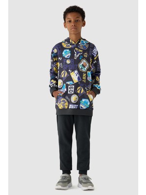 NBT Jeans Erkek Çocuk Desenli Sweatshirt