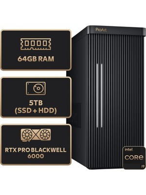 Asus Proart PD500TE-913900258X Intel Core I9-13900 - 64GB Ram - 1tb M.2 SSD - 4tb HDD - Rtx Pro Blackwell 6000 96GB - W11P