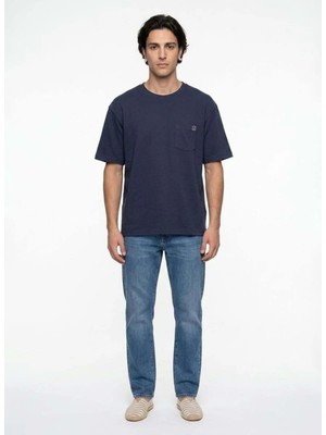 Lee Cooper Lacivert Erkek Regular Fit Logo Baskılı T-Shirt 262 Lcm 242022 Tody Lacivert