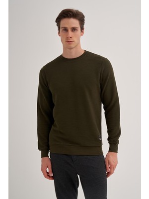 Cazador 52470 Erkek Bisiklet Yaka Sweatshirt