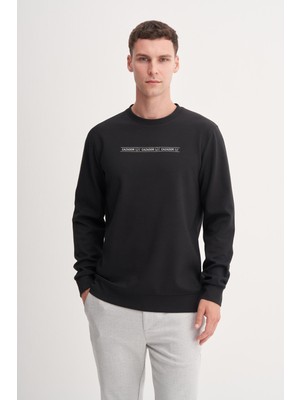 Cazador 53270 Erkek Bisiklet Yaka Sweatshirt