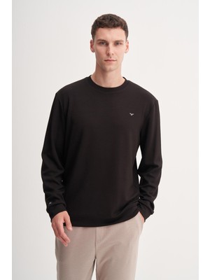 Cazador 53140 Erkek Bisiklet Yaka Sweatshirt