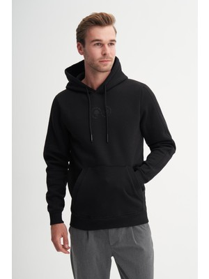 Cazador 53605 Erkek Kapşonlu Yaka Sweatshirt