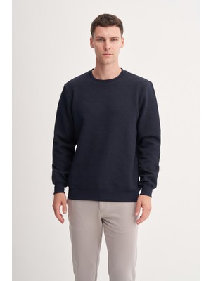 Cazador 53410 Erkek Bisiklet Yaka Sweatshirt