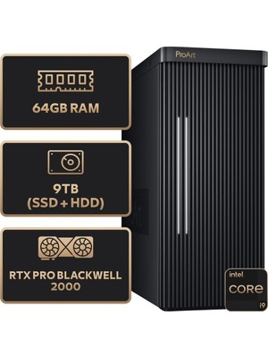 Asus Proart PD500TE-913900258X Intel Core I9-13900 - 64GB Ram - 1tb M.2 SSD - 8tb HDD - Rtx Pro Blackwell 2000 16GB - W11P