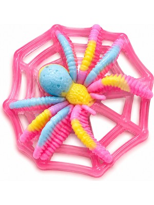 Renkli Örümcek Squishy – Esnek ve Yumuşak Stres Oyuncağı
