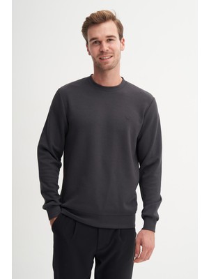 Cazador 54260 Erkek Bisiklet Yaka Sweatshirt