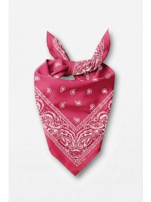 Papuç Sepeti Paisley Desen %100 Pamuklu Çok Amaçlı Bandana Fular