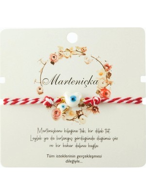 Hace Bazaar Kalp Cam Boncuk Marteniçka Ip Bileklik