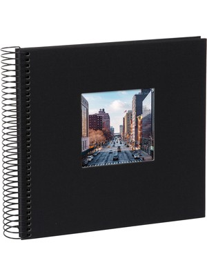Goldbuch Bella Vista Keten Spiralli Fotoğraf Albümü 20 x 20 cm 40 Siyah Sayfa