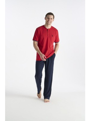 Kly U.s Polo 19029  Erkek Pijama Takımı