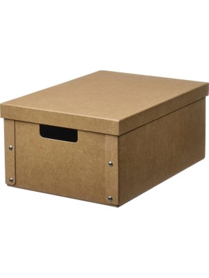 IKEA Gardesgard Natürel 25X35X16 cm Kapaklı Kutu