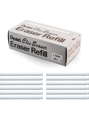 Pentel Yedek-Silgi Radierstift Için 12 x 2 Adet