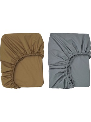 IKEA Guldvavare Sarı-Mavi 60X120 cm Lastikli Bebek Çarşafı