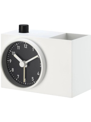 IKEA Ökenmarsvın Beyaz 11X6X9 cm Çalar Saat