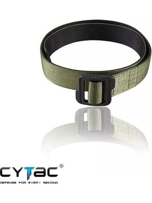 Cytac Tactical Çift Katmanlı 1.5'' Kemer Yeşil