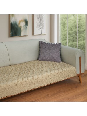 Latuda Home Ponela Koltuk Örtüsü - Sadece Oturum Alanını Kaplar 85X210 cm - Bej