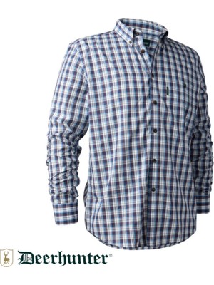 Deerhunter Jeff Shirt 78179 Mavi Kareli Gömlek 43