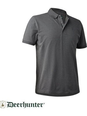 Deerhunter Harris Polo Yaka Gri Tişört 2xl