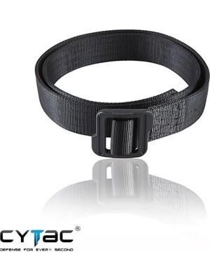 Cytac Tactical Çift Katmanlı 1.5'' Kemer Siyah