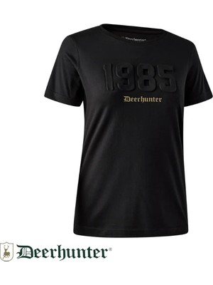 Deerhunter Lady Jubilee Siyah Tişört 36