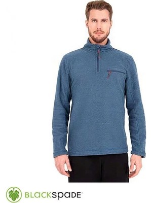 Blackspade Yün Sweatshirt Mavi