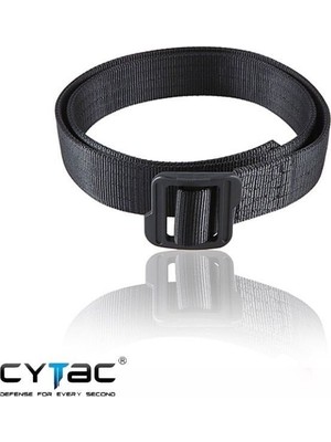 Cytac Tactical Çift Katmanlı 1.5'' Kemer Siyah