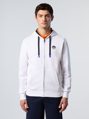 North Sails Kapüşonlu Fermuarlı Pamuk Sweatshirt