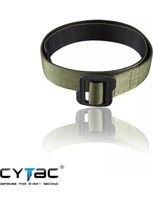 Cytac Tactical Çift Katmanlı 1.5'' Kemer Yeşil