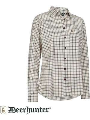 Deerhunter Lady Grace Bej Kareli Gömlek 38