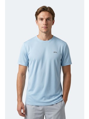 Slazenger Haunted I Erkek  Açık Mavi Tişört