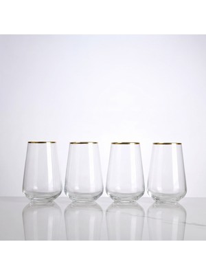 Qua Home Meringue 4lü Kristal Meşrubat Bardağı 400 cc