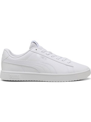 Puma Rickie Classic Beyaz Erkek Sneaker Suni Deri ve Kauçuk Tabanlı Şık Tasarım