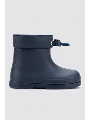 Igor MENDI Unisex Çocuk Su Geçirmez Çizme %80 PVC Malzeme Kısa Topuk Beyaz
