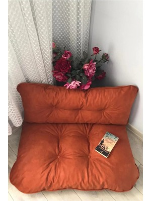 Beyzima Petek Önü Yer Minderi Bahçe ve Palet Minderi Ikili Takım