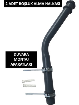 Empressco Sokak Bahçe Aydınlatma Halkalı Armatür Konsolu 50CM