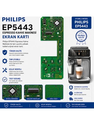 Philips EP5443 Tam Otomatik Espresso Makinesi Ekran Kartı